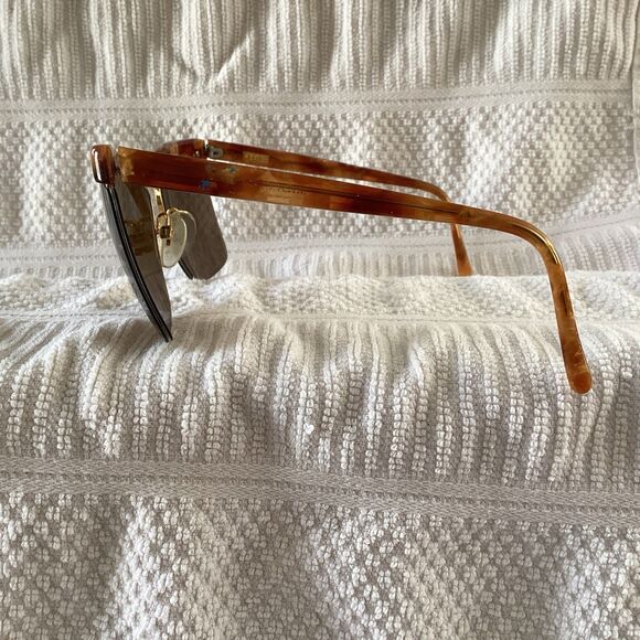 vintage safilo mizar/n 19Q sunglasses tortoiseshell frame brown gold main image 13